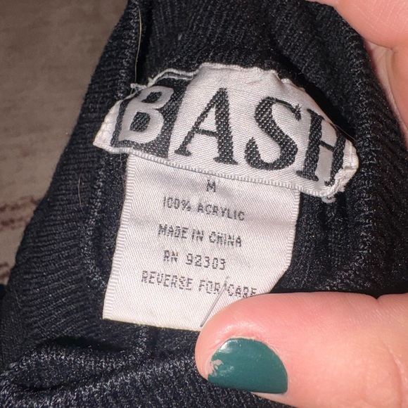 Black Ribbed Knit Sweater - Picture 3 of 3